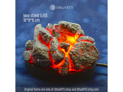 LED Lava Stand