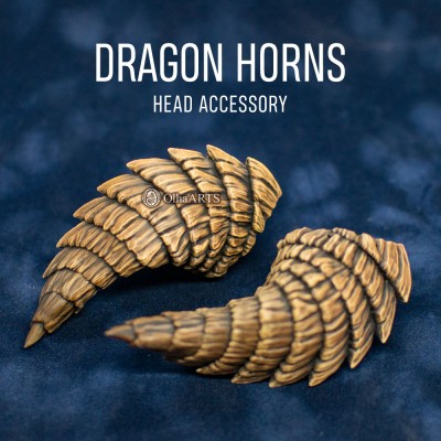 Dragon Horns — Headpiece for Fantasy Lovers