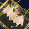 Albino Bat Pendant