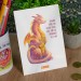 Postcard Dragon With A Coin