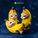 Banana Cat Figurine