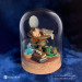 Fantasy Diorama - Wizard & Witch Study with Dragon