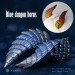 Blue and Silver Dragon Horns — Cosplay Headpiece
