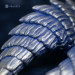 Blue and Silver Dragon Horns — Cosplay Headpiece