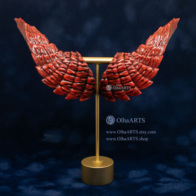 Red Dragon Horns — Cosplay Headpiece