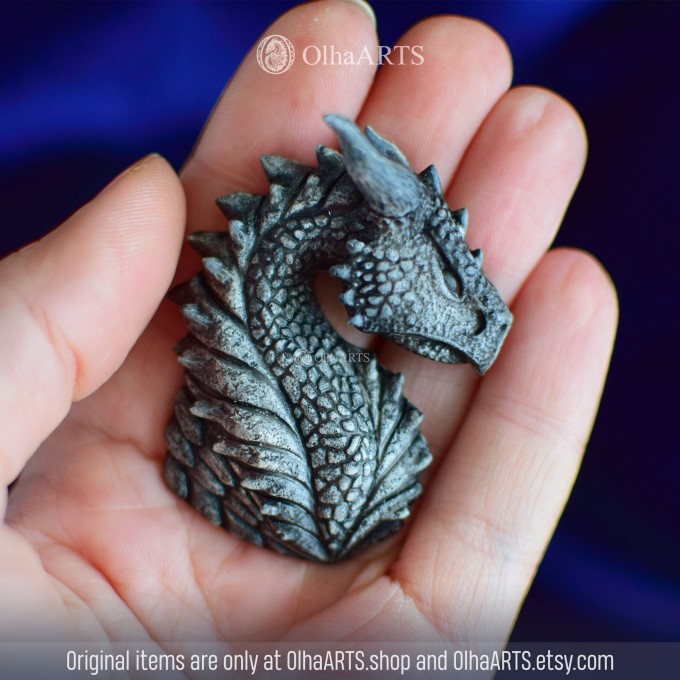Dragon Head, Fantasy Lapel Pin or Brooch