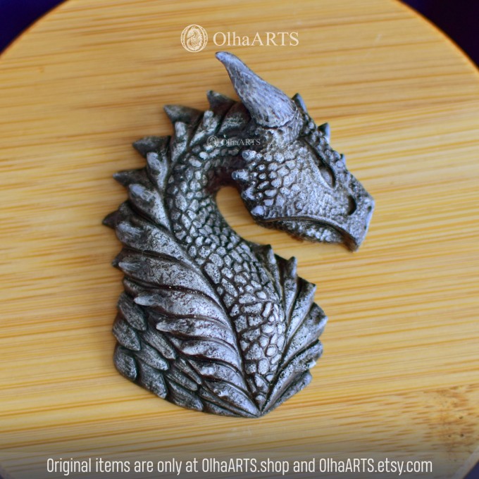 realistic clay dragon