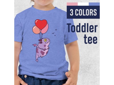 Dragon with Balloons - Toddler T-Shirt