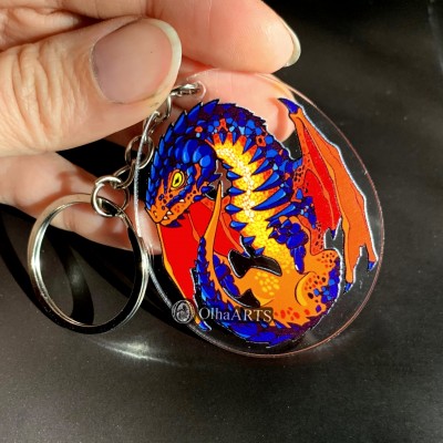 Keychain Lava Dragon Egg