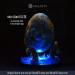 Blue-gold Water Dragon Egg. VIP Gift Set with a sea baby dragon in epoxy resin egg